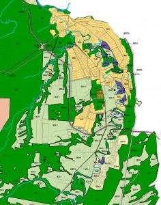 Карта градостроительного зонирования Краснооктябрьского сельского поселения